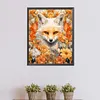 Fox in the Flower - Round AB Drills Diamond Painting(45x55cm)