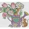 (Multi-Style) Flower-14CT Stamped Cross Stitch
