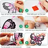 8Pcs Butterfly Diamond Painting Bookmarks Acrylic DIY Diamond Art Bookmarks Kits