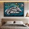 (Big Size)Star Wars Mechanical Spaceship - 11CT Stamped Cross Stitch - 60*45cm