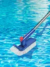 180 Degree Rotating Hand Scrub Brush Curved End Pool Cleaning Brush for Bathroom
