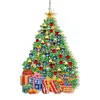 5D Christmas Diamond Painting Hanging Light Festive Rhinestone Lamp Pendant Kits