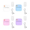 Mini Printer BT Portable Thermal Printer Label Maker for Notes Photos Labels