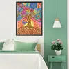 >SALE<5D DIY Partial Special Shaped Drill Diamond Painting Tree Butterfly Decor30x40cm
