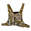 Sports Chest Bag Adjustable Shoulder Strap Front Running Vest Bag for Men Women
