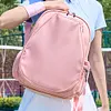 Women Nylon Racket Backpack Waterproof Tennis Badminton Bag & Shoe Compartment