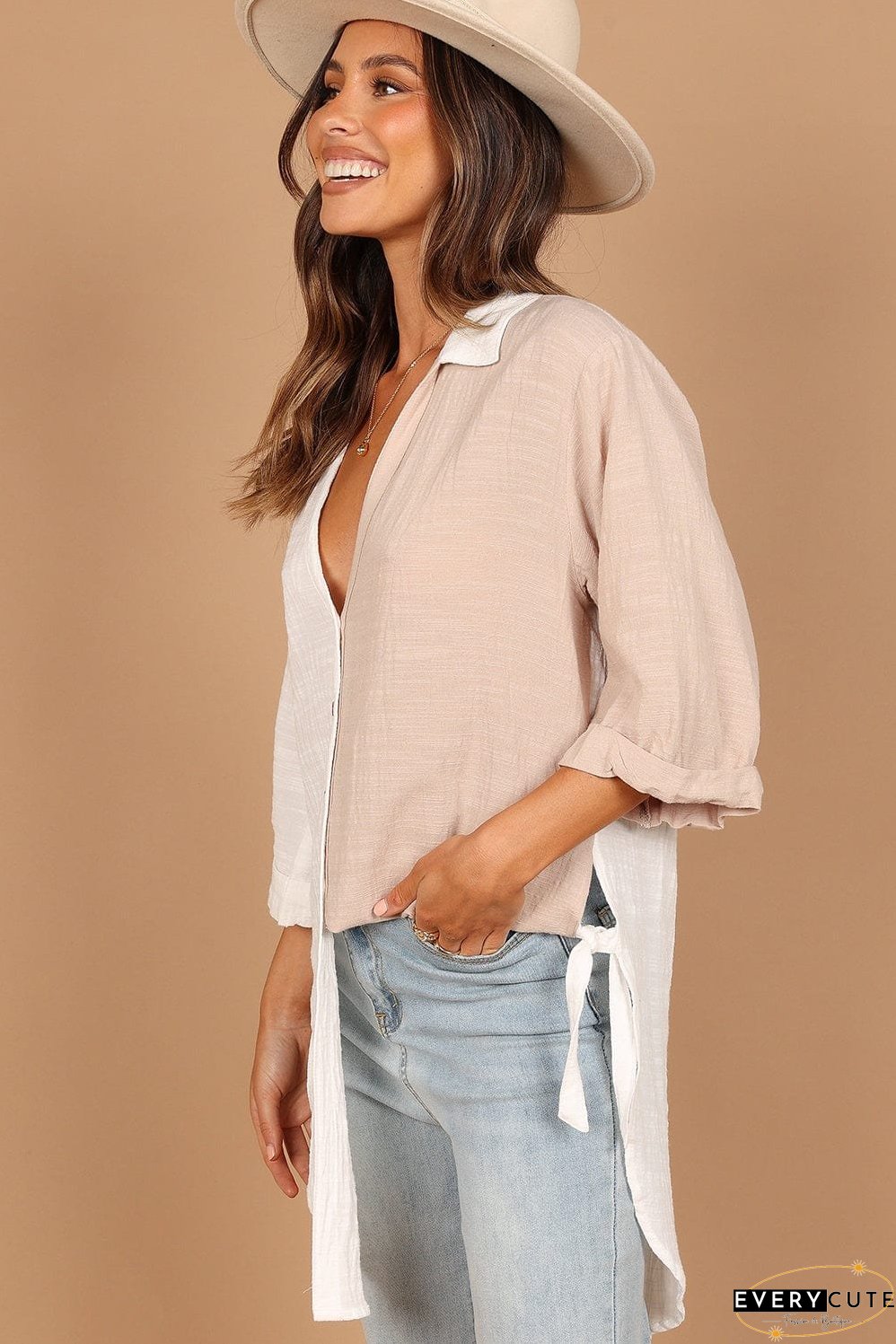 Elegant Cotton Linen Top