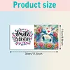 (US Local)6PCS Whale DIY Diamond Art Greeting Cards Congratulations Cards & Gifts