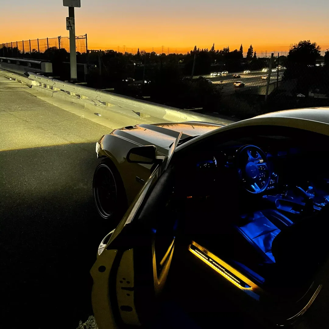 Car sensor-type colorful ambient pedal lights (Applicable to all models of the same series)