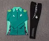 2024 Algeria Long Zipped Jacket Green Soccer Jersey 1:1 Thai Quality