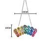 DIY Crystal Diamond Pendant Hanging Ornament Pendant for Home Garden