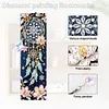 (US Local)8Pcs DIY Dream Catcher Diamond Painting Art Bookmarks with Crystal Pendants