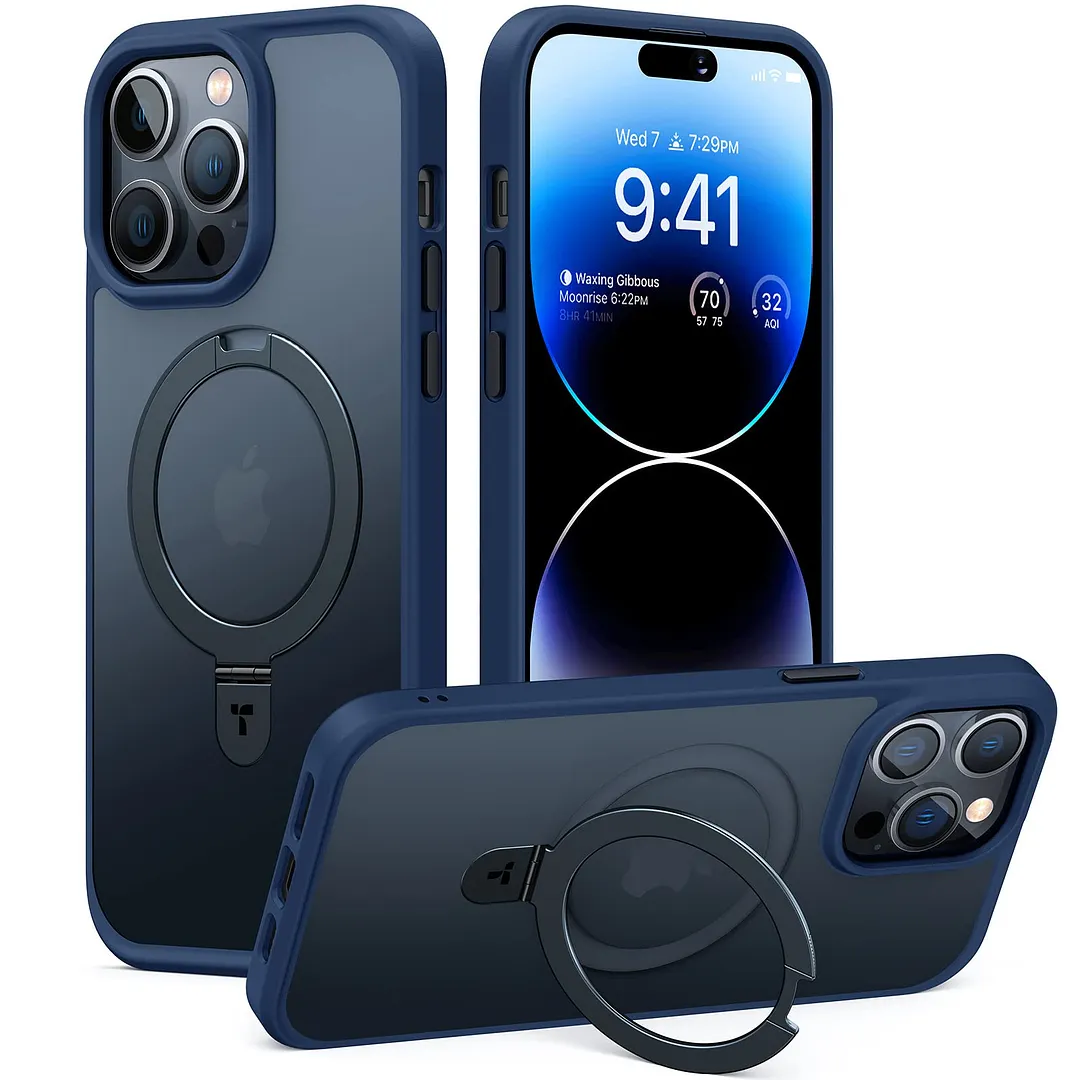 Suitable For iPhone 13/14 Series Invisible Bracket Skin Friendly Magnetic Phone Shell