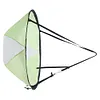 Foldable Boat Wind Sail Paddle Sailing Canoe Boat Wind Window (Red)