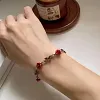 Ensemble de bijoux &eacute;l&eacute;gant avec collier et boucles d'oreilles en forme de fleur de rose
