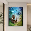 (Big Size)Fairy House - 11CT Stamped Cross Stitch - 50*70cm