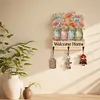 Wooden Vase Diamond Art Hanging Hook Rail Diamond Painting Art Craft Wall Hooks