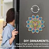Diamond Painting Double-Layer Owl Mandala Refrigerator Magnet 360 Rotating Magnetic Refrigerator Sticker