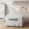 10/20/40 Pi&egrave;ces Housse anti-poussi&egrave;re jetable &eacute;paissie transparent