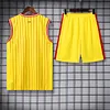 2024/2025 Liverpool Pre-match Training Yellow-Red Jersey+Shorts  1:1 Thai Quality