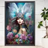 Feather Angel Girl - Round AB Drills Diamond Painting(65*45cm)