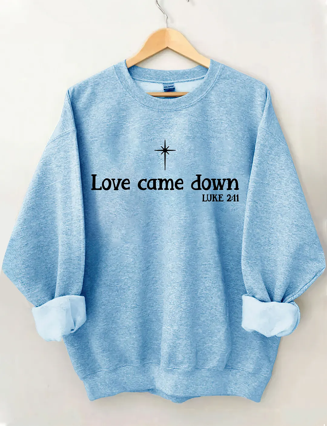 Love Come Down Christmas Nativity Sweatshirt