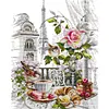 (Counted/Stamped) 14CT French Breakfast - Cross Stitch 37*48cm/14.57*18.9in(Brand)