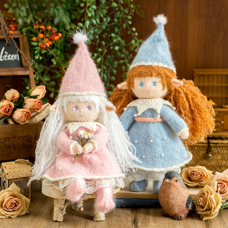 Knit Craft DIY Kit: Handcrafted Yarn & Cotton Doll Materials