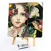 Girl Hummingbird-Paint by Numbers Acrylic Painting 40*40CM