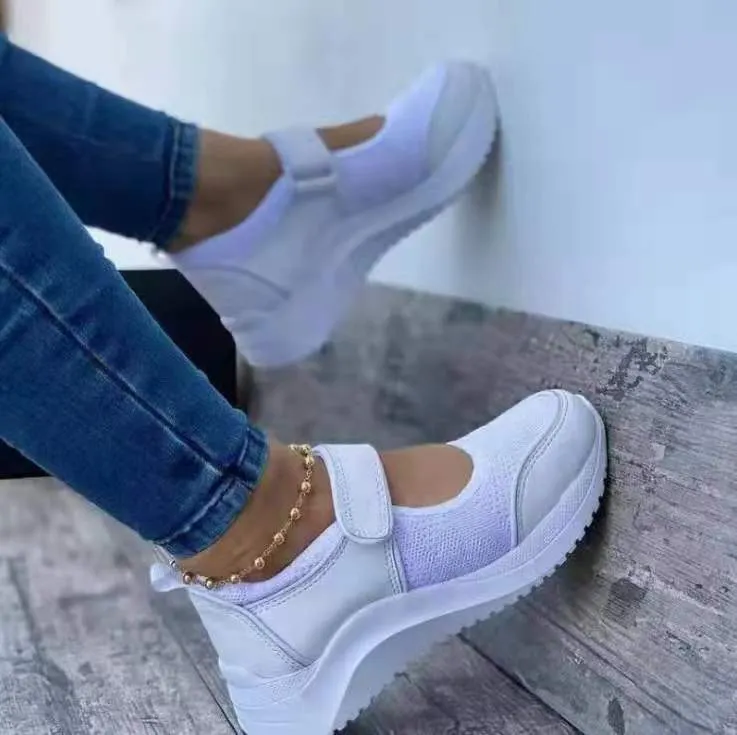 Shoes Women 2021 mesh breathable Wedge Sneakers Shoes Women Platform Casual Sport Shoes Women vulcanize shoes zapatillas mujer