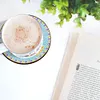 6Pcs/set Diamond Painting Christmas Coaster Cup Cushion with Rack Cup Pad Decor