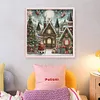 Christmas Tree And Santa Claus - 11CT Stamped Cross Stitch - 50*50cm - Xmas