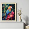 Parrot Flower - 11CT Stamped Cross Stitch 40*50cm/15.75*19.69in