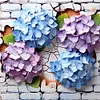 Flowers Wall-Paint By Numbers Acrylic Painting 40*40CM