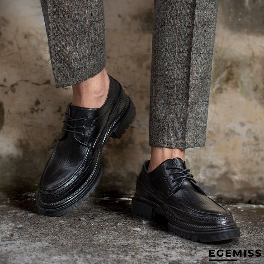Casual Business British Wind Oxford Breathable Leather Men's Shoes | EGEMISS