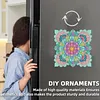 Diamond Painting Double-Layer Mandala Refrigerator Magnet 360 Rotating Magnetic Refrigerator Sticker