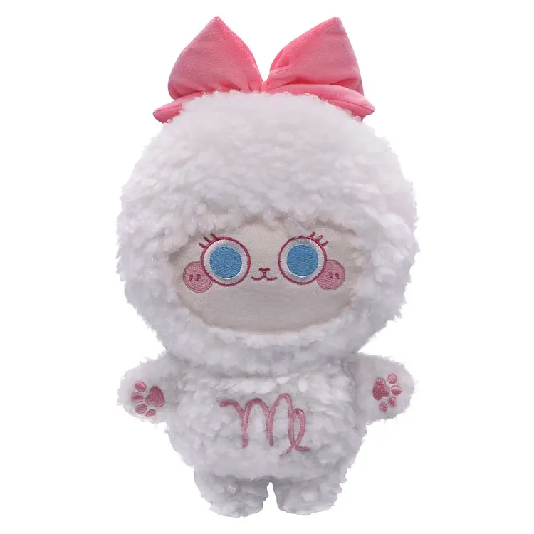 Virgo White Cosplay Plush Toys Cartoon Soft Stuffed Dolls Mascot Birthday Xmas Gift-Coshduk