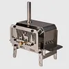 Mini Tent Stove with Chimney Stainless Steel Aroma Diffuser for Outdoor Camping