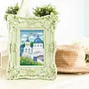 6pcs Scenery DIY Mini Round Diamond Painting Set 14x19cm