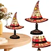 Stained Glass Witch Hat Lamp LED Creative Table Lamp Night Light for Home Decor