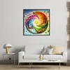 Four Seasons Scenery-11CT Stamped Cross Stitch Bead Embroidery 46*46cm
