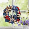 Acrylic Special Shape Halloween Skull DIY Diamond Painting Garland Pendant Kit