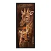 (Big Size)Giraffe-Stamped Cross Stitch 11CT/14CT 30*75cm/11.81*29.53in