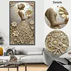 Diamond Painting-DIY Crystal Rhinestone Pearl and Gold Queen(40x70cm)