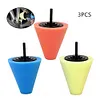 Burnishing Ball Polishing Cone Detailed Scratch Polishing for Car Tire Hub Care