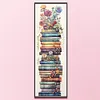 (Stamped/Counted) Stack Of Books With Flowers - 11CT Cross Stitch 30*80cm/11.81*31.5in(Big Size)