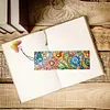 (US Local)3Pcs Special Shape Flowers 5D DIY Diamond Painting Bookmark with Pendants Craft Kit