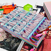 68-Hole Large Size Plastic Diamond Painting Drill Bag Storage Box  Practical Organizer for Crafts Diamond Painting Accessories
