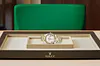 Rolex Day-Date 40 Presidential White dial, Fluted Bezel, President bracelet, Yellow gold Watch