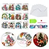 12pcs DIY Diamond Art Greeting Cards Xmas Theme Congratulations Cards & Gifts
